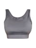IZIA Damen Crop-Top in Rauch