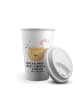 Mr. & Mrs. Panda To Go Becher Kaffee Gespenst mit Spruch in Weiß