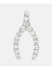 Diamant L'éternel Ohrringe aus 375 Weißgold mit 0.1 Karat Diamant
