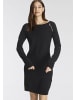 Tamaris Strickkleid in schwarz