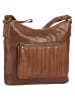 SPIKES & SPARROW Umhängetasche echt Leder in cognac