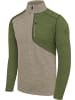 Normani Outdoor Sports Herren Merino Langarm mit 1/4 Zipper „Mildura“ in Khaki