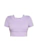 IZIA Damen Crop-Top in Lavendel
