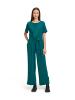 BETTY & CO Jumpsuit mit Bindegürtel in Deep Teal