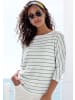 Vivance 3/4-Arm-Shirt in weiß, blau