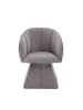 ABRIHOME Drehstuhl in Grau Chenille mit Hoher Rückenlehne Ergonomisch