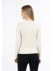 DreiMaster Klassik Damen Strickjacke Mit Knöpfen in Hellbeige