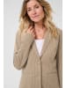 Cream Blazer CRAnett Regular fit in Fossil white pinstripe