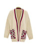 IMANE Damen Strickjacke in Beige