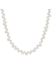 Valero Pearls Perlen-Kette Sterling Silber Süßwasser-Zuchtperle in weiß