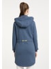 Schmuddelwedda Lange Sweatjacke in Marine Melange