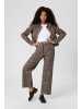 Kaffe Langarm - Hemd KAleondra Tight fit in Feather Gray / Black Animal