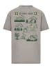 F4NT4STIC Oversize T-Shirt US National Parks Montage in Asphalt