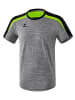 erima Liga 2.0 T-Shirt in grau melange/schwarz/green gecko