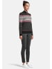 Krimson Klover Sweater Sunny Zip Neck in black-pink