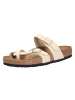 Birkenstock Tieffußbett Pantolette in beige