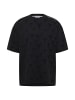 Carlo Colucci T-Shirt Fasan in Schwarz