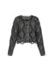 myMo ROCKS Cardigan in black offwhite