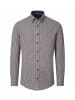 CASAMODA Langarm Business Hemd für Herren in grau