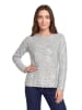 Betty Barclay Sweatshirt mit Kordelzug in Cream/Khaki