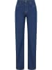 Urban Classics Urban Classics Ladies Straight Fit Denim in mid deep blue washed