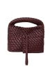faina Women 2-In-1 Tote Bag Set in Dark Red
