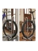 relaxdays Fahrradständer in Silber - (B)41 x (H)72,5 x (T)44,5 cm