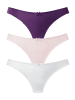 PETITE FLEUR String in lila + flieder + creme