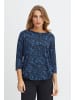 Fransa FREmfloral regular fit in Daphne Graphic AOP