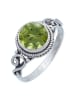 mantraroma 925er Silber - Ringe mit Peridot facettiert