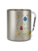 Mr. & Mrs. Panda Kaffeebecher Ostern Frohe Ostern ohne Spruch in Silber