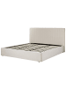 Beliani Doppelbett VION in Beige - (W) 197 x (H) 110 x (L) 216 cm
