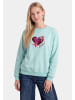 myMo Women Sweatshirt in Aqua