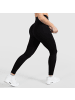 SMILODOX Kompression Leggings Amaze Ripp in Schwarz