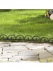 relaxdays Beeteinfassung in Schwarz - (B)274,5 x (H)7,5 cm