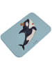 Mr. & Mrs. Panda Badteppich Orca Zylinder ohne Spruch in Blau Pastell
