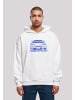 F4NT4STIC Ultra Heavy Hoodie Retro Car Japanese Streetstyle in weiß