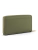 Lazarotti Bologna Leather XL Zip-Around Geldbörse Leder 19 cm in olive