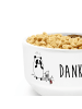 Mr. & Mrs. Panda frühstücksbowl Panda Dankeschön mit Spruch in Weiß