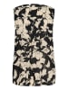 Kaffe Bluse ärmellos KAciara Regular fit in Sand/Black Flower