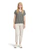Betty Barclay Printshirt mit V-Ausschnitt in Dark Blue/Green
