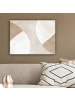 OnlyWow Leinwand Bilder Sandfarben