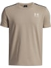 Under Armour Sportshirt "Icon Taped T-Shirt" in Braun