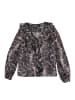 KOROSHI Bedruckte Langarmbluse für Damen in SCHWARZ
