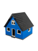 LEGO Rohbau Haus m. schwarzem Dach + 1 Figur - ab 3 Jahren in blue
