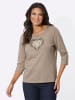 Sieh an! 3/4-Arm-Shirt in sesam-champagner