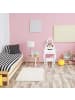 relaxdays Kinder Schminktisch in Weiß - (B)50 x (H)110 x (T)30 cm