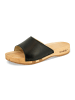 Woody Sandale in schwarz