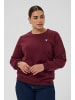KAFFE curve Sweatshirt KClia Loose fit in Windsore Wine/Blue Heart