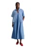Marc O'Polo DENIM Print-Kurzarmbluse relaxed in Light Blue